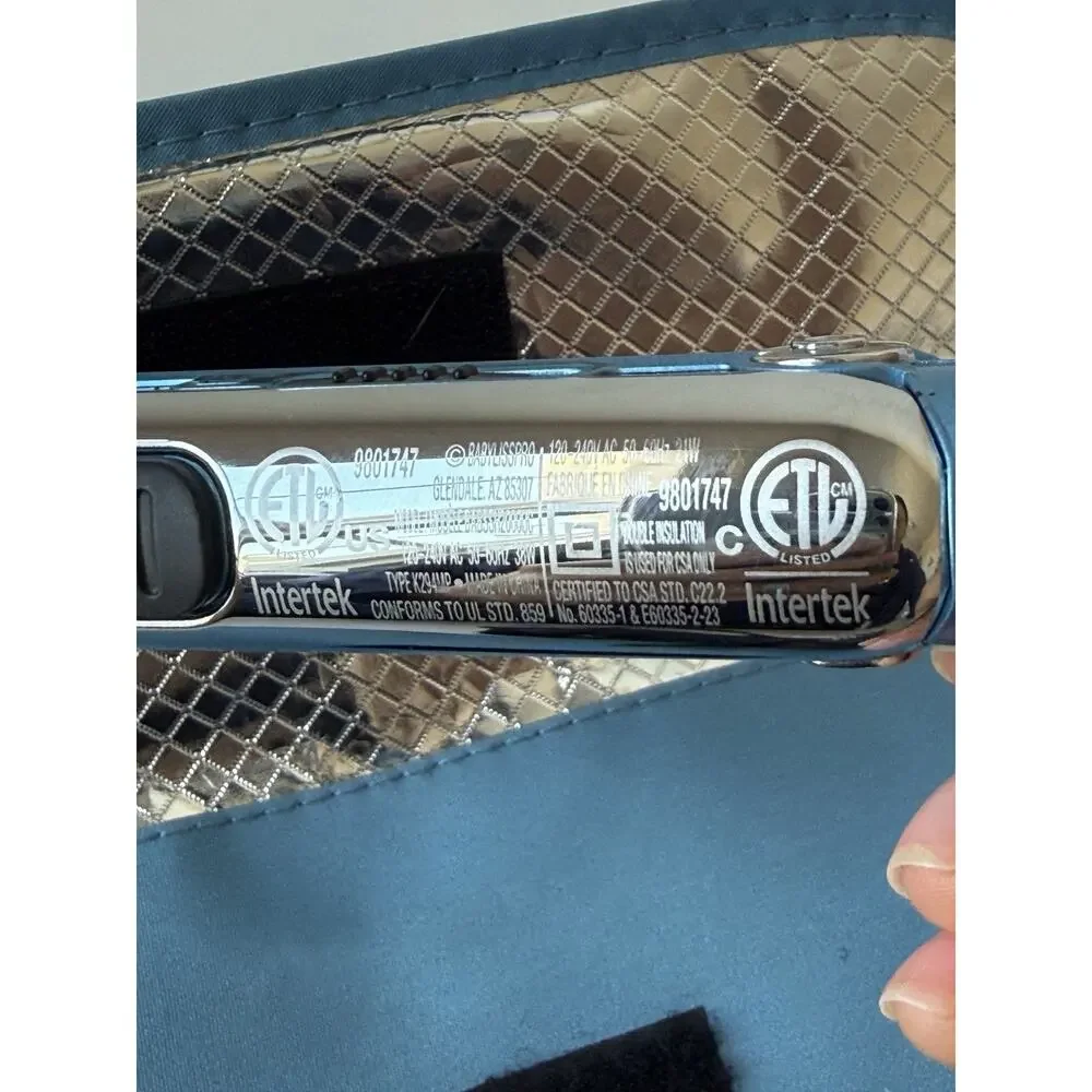 BaByliss PRO Nano Titanium Prima2000 3/4 Mini Flat Iron Hair Straightener TESTED